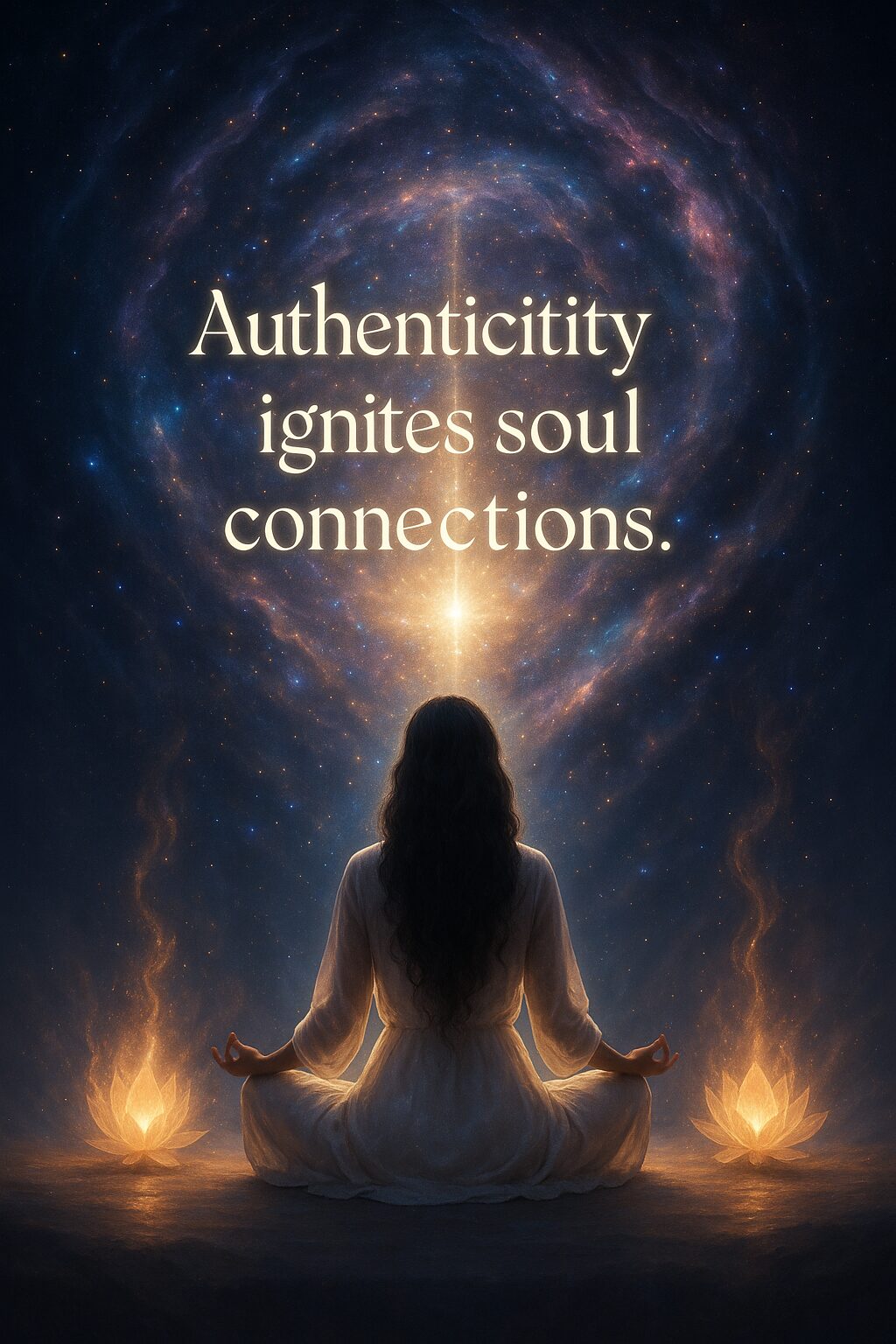 Authenticity ignites soul connections.